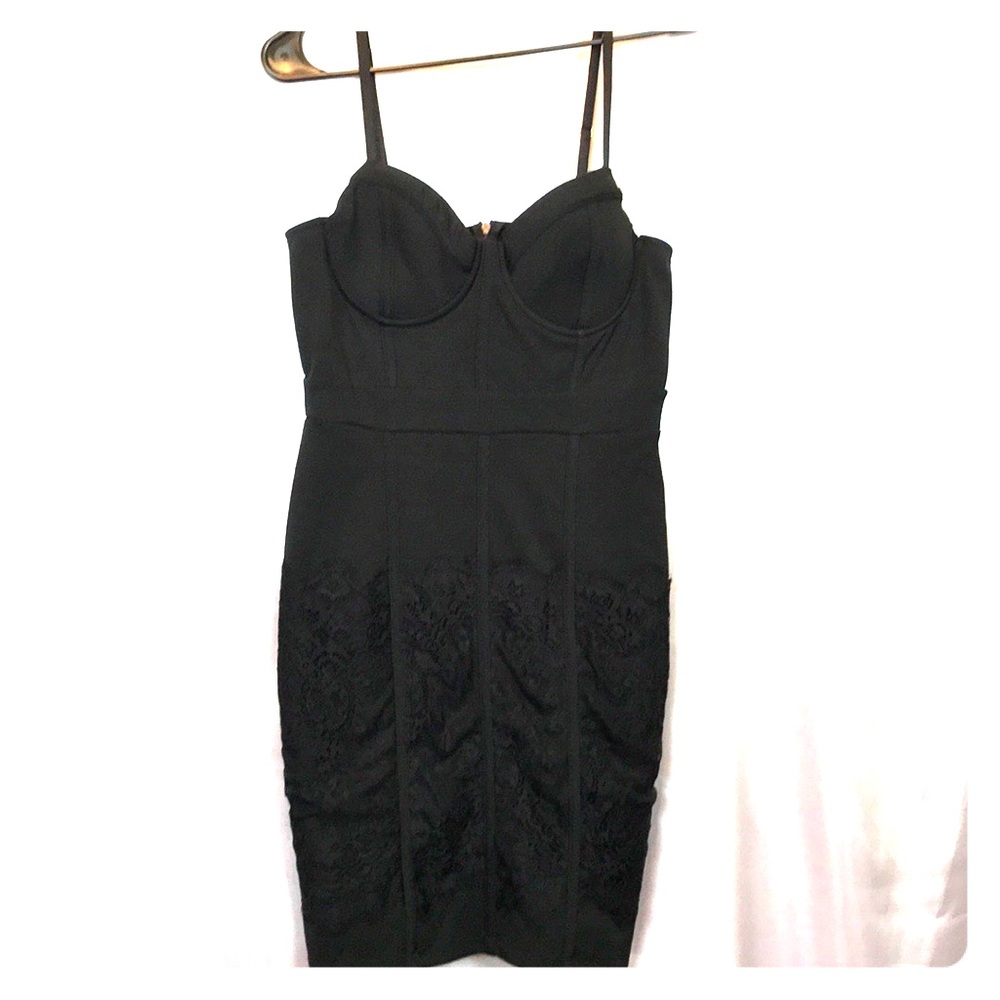NWT Sexy Black Lace Dress size medium